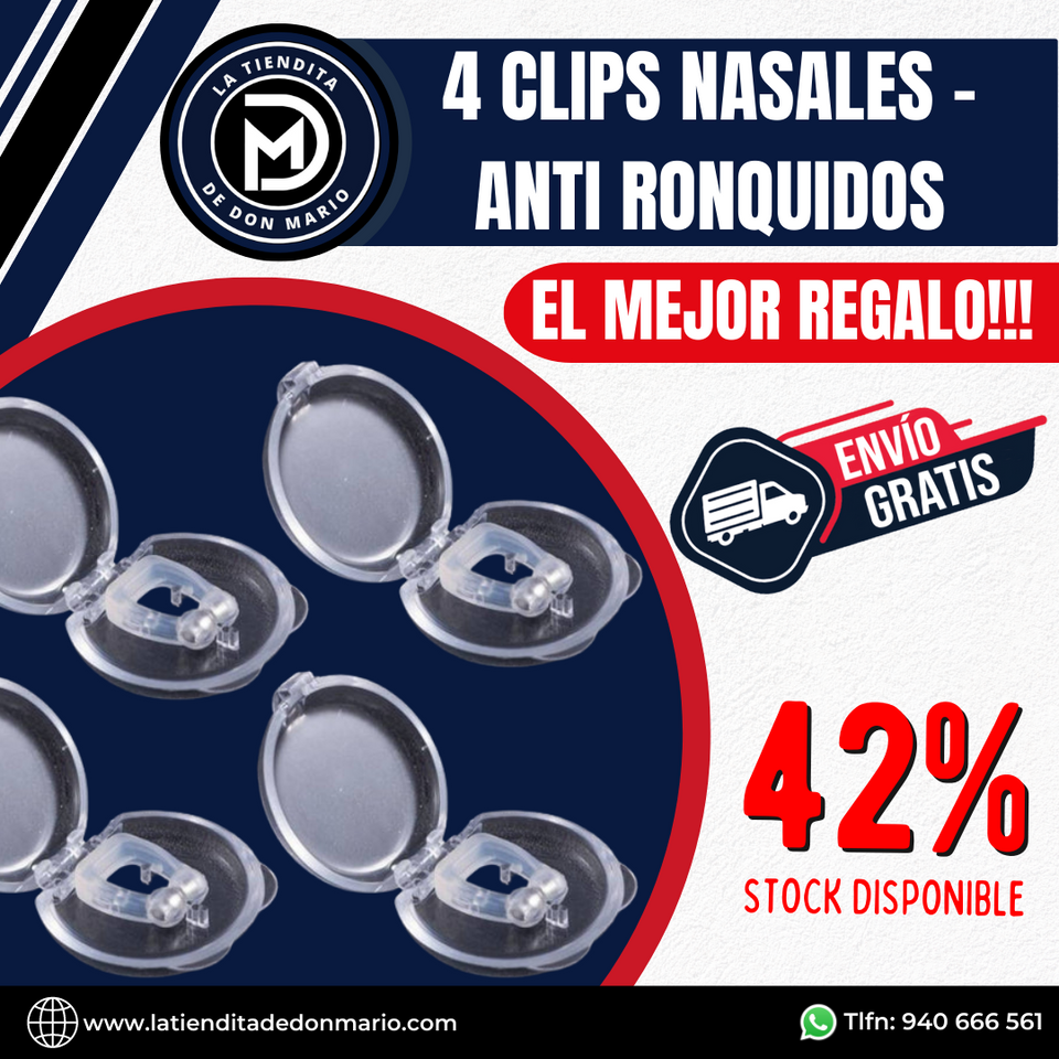 Clip Antironquidos Dilatadores Nasales para Dejar de Roncar Clip Nasal OEM